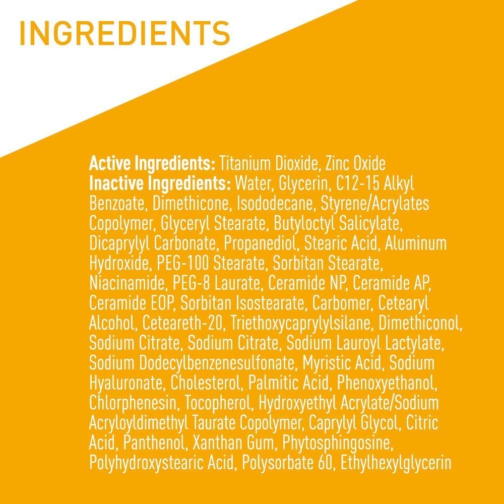 CeraVe 100% Mineral Sunscreen SPF 50 | Face sunscreen With Zinc Oxide &…