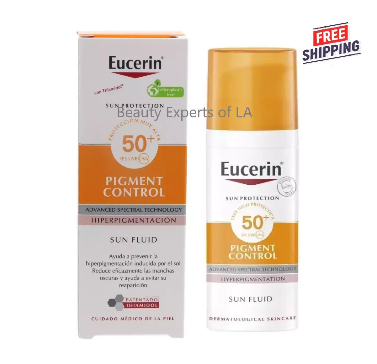 Eucerin Sun Fluid Pigment Control SPF50+ 50ml EXP 01/2028