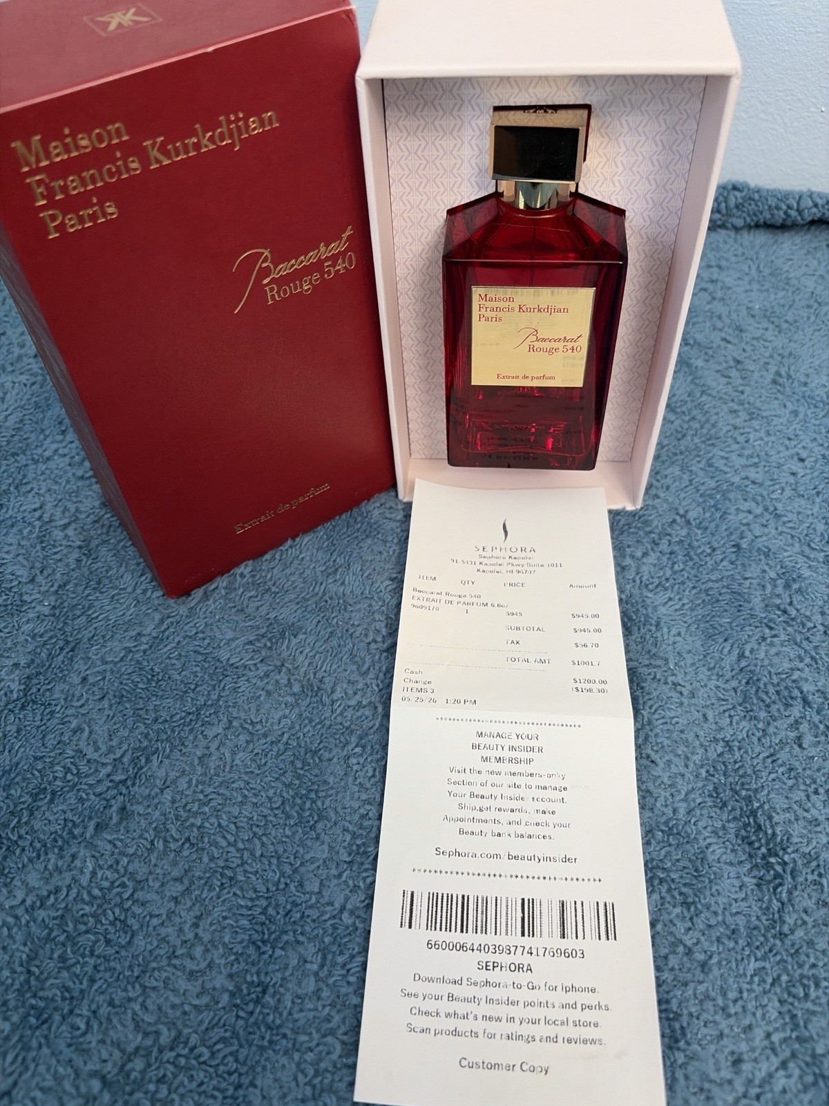 Maison Francis Kurkdjian Baccarat Rouge 540 Extrait 6.8 fl oz Natural Spray