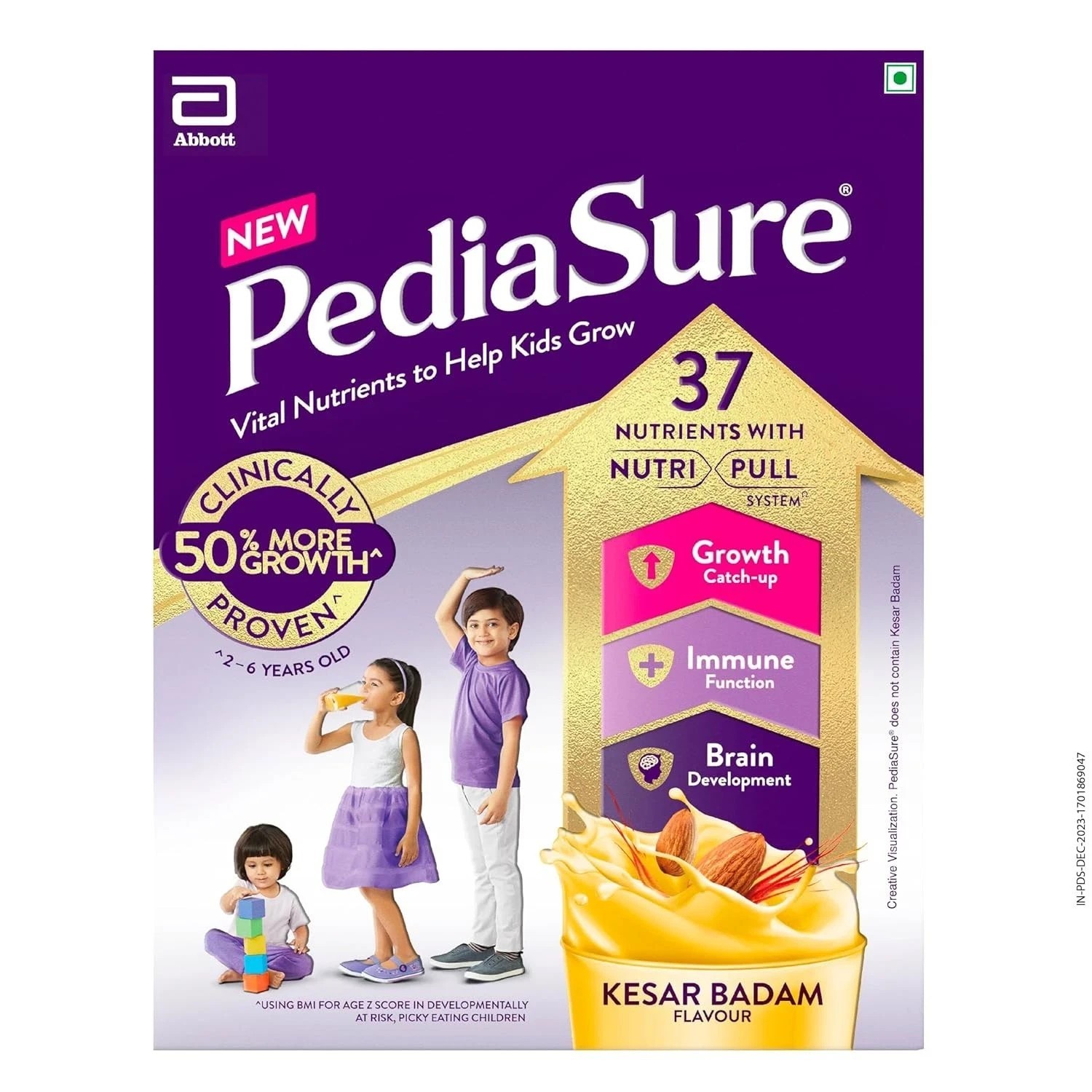 Pedia sure Health & Nutrition Drink Powder 200 g | Kesar Badam