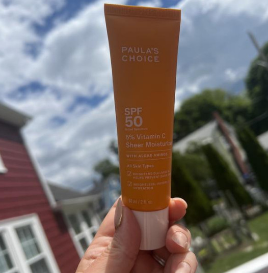 NIB 100% Authentic Paula’s Choice 5% Vitamin C Facial Moisturizer SPF 50, 2 oz