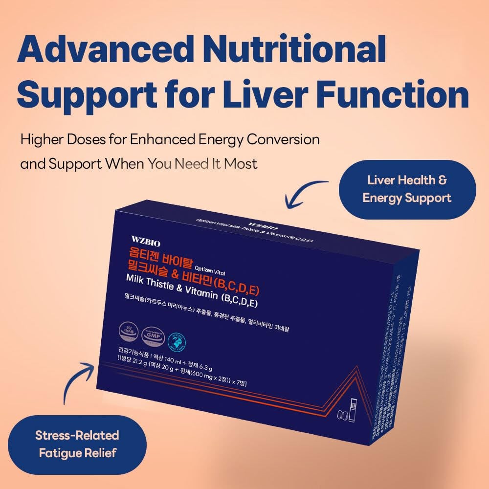 Optizen Vital – Milk Thistle (Silymarin 130mg) for Liver Health, Liver Supple…
