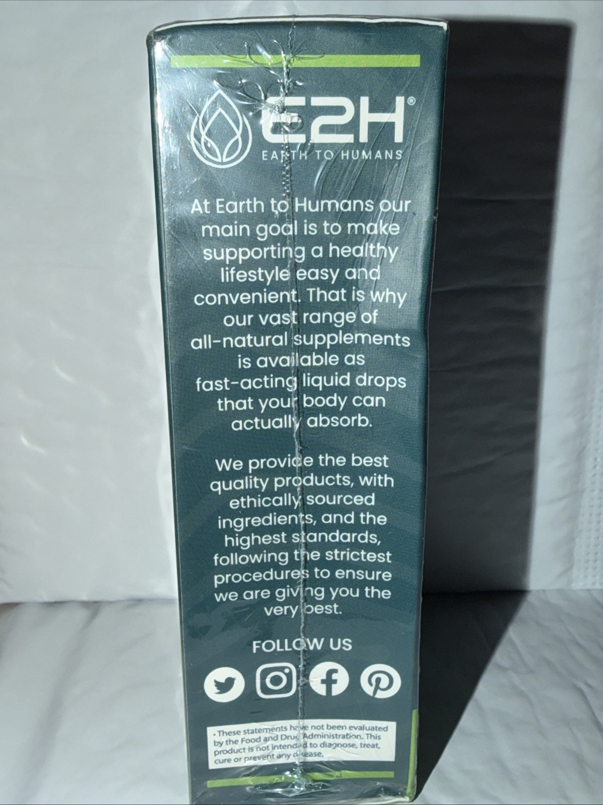 E2H Chlorophyll Liquid Drops All Natural Flavored 2 Fl Oz (2Pack ) 💚