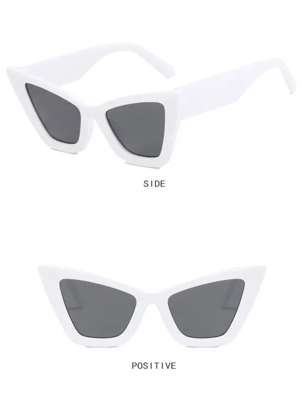New Large Frame Triangle Cat-eye Sunglasses Europe And The United States Fashion