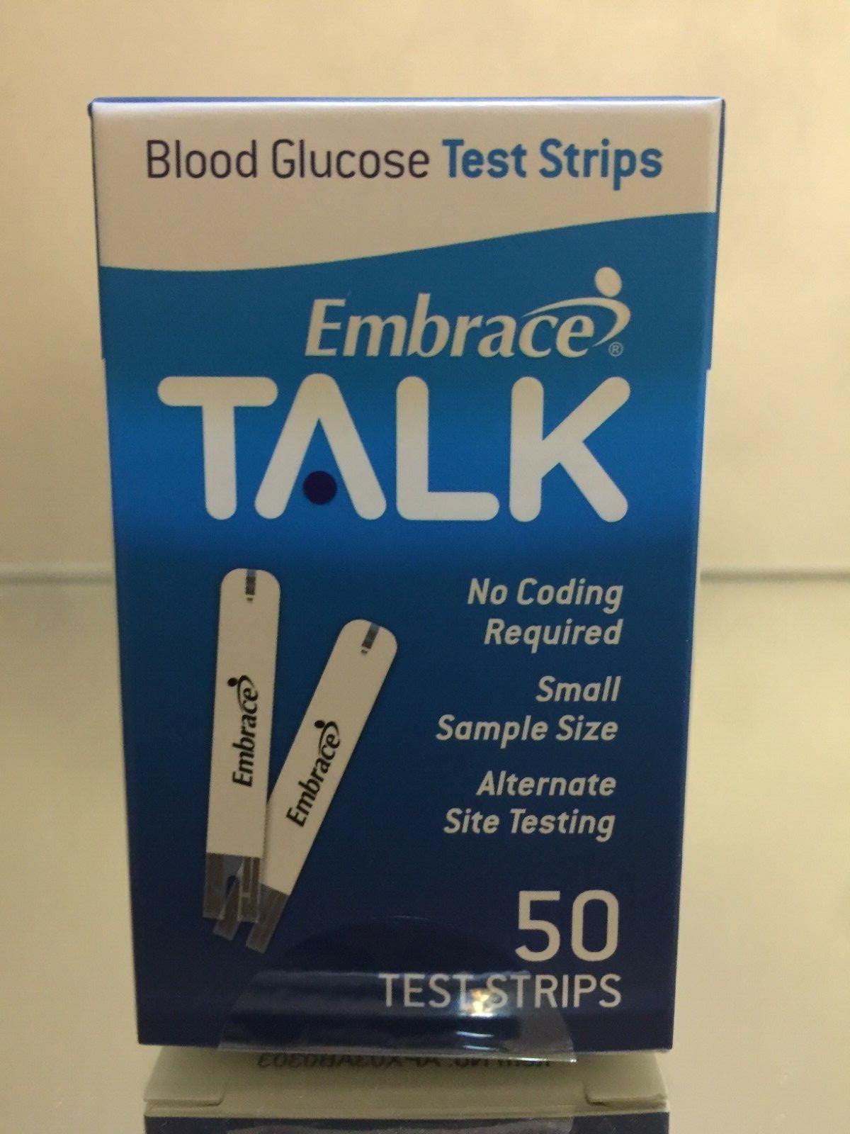 Embrace Blood Glucose Test Strips 50 Count. EXP 05/05/2025 FREE SHIPPING
