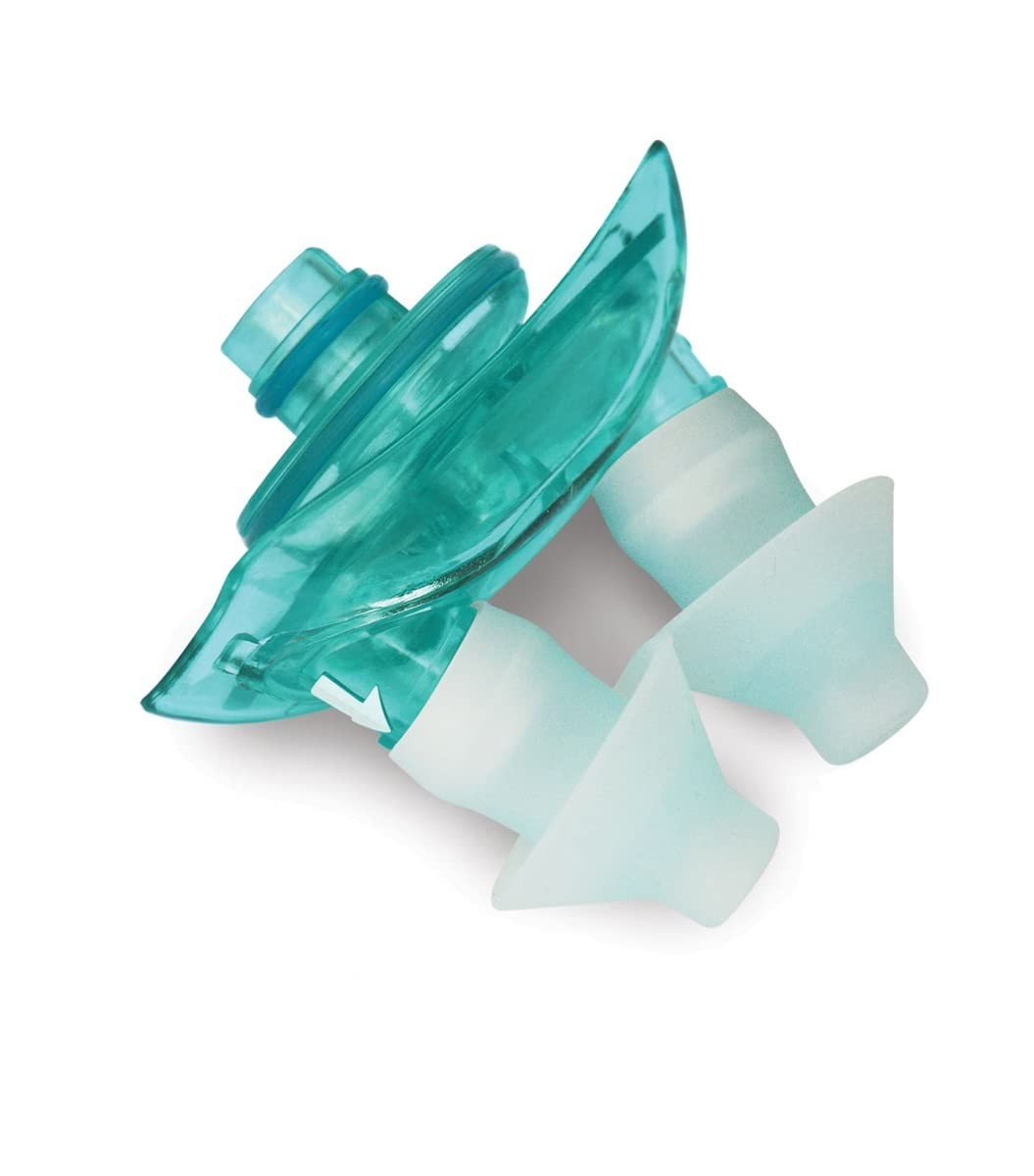 Nasal Dock & Nose Pillow Combo – Teal Nasal Dock with Standard Pillows for Comfo