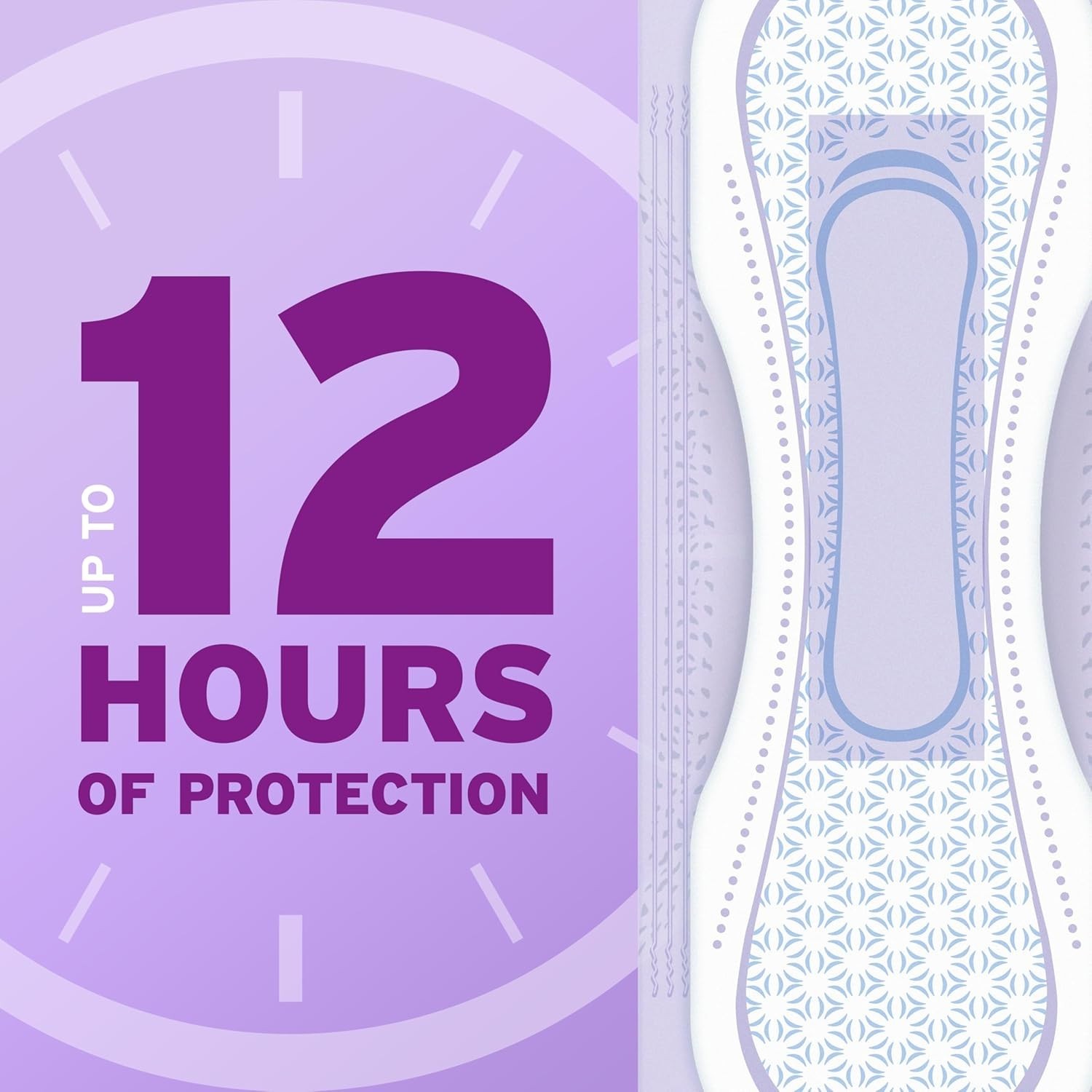 Incontinence Pads 7 Drop Ultra Absorbency Long Length 78 Count