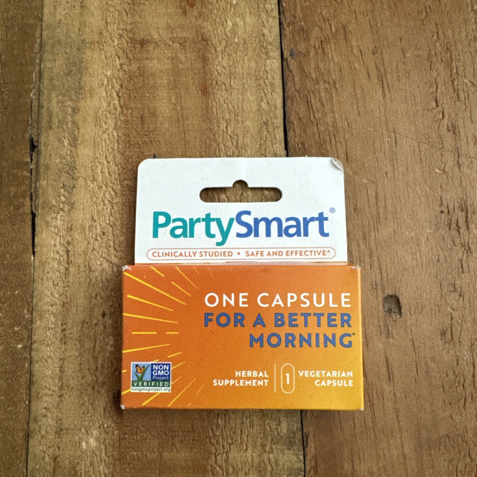 1 PK PartySmart For A Better Morning Vegetarian Capsule EXP 11/2028