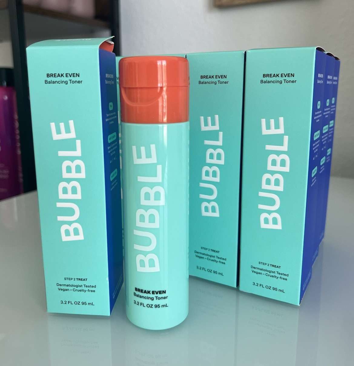 BUBBLE Break Even Balancing Toner 3.2 fl oz/95 mL Vegan Cruelty-Free