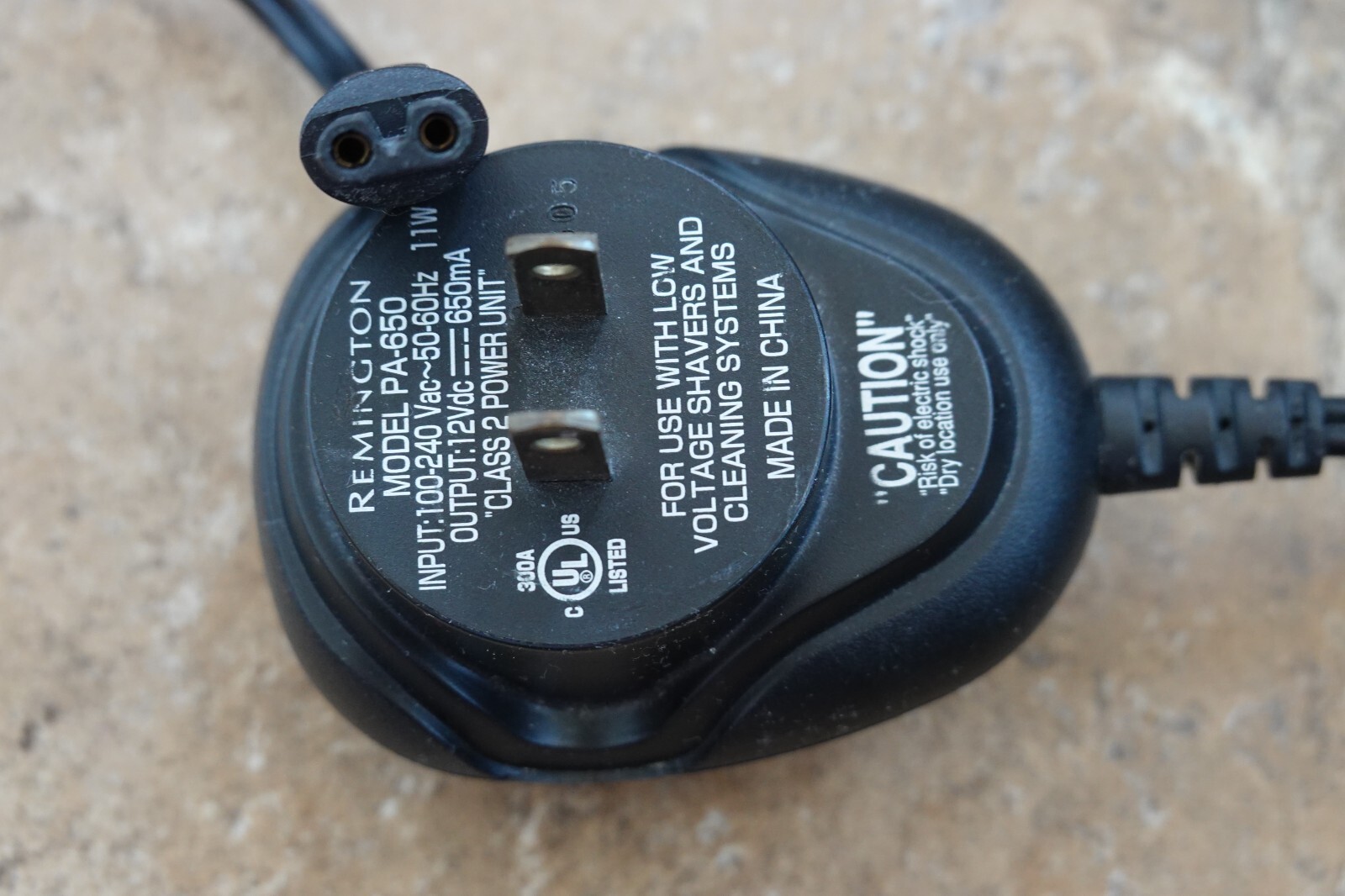 Remington Shaver OEM Power Cord Adapter MS3C PA1204N PA400 PF400 PA650 Charger
