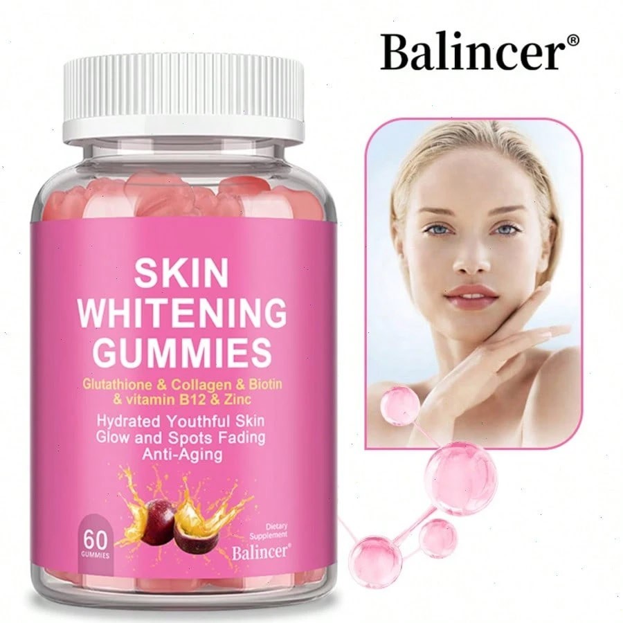 Glutathione Collagen Biotin Chewable Gummies 60 Count Adult Formula
