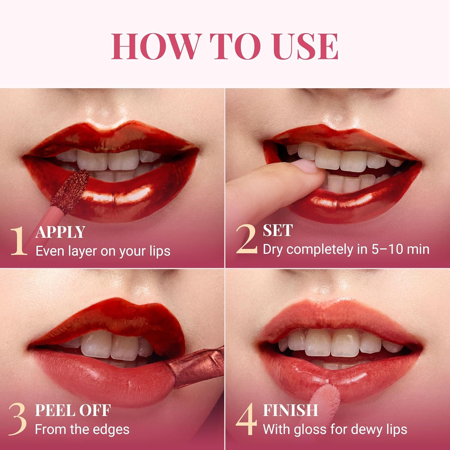 Peripera Ink Peel off Lip Stain – Long Lasting, Transfer-Proof, Waterproof Korea