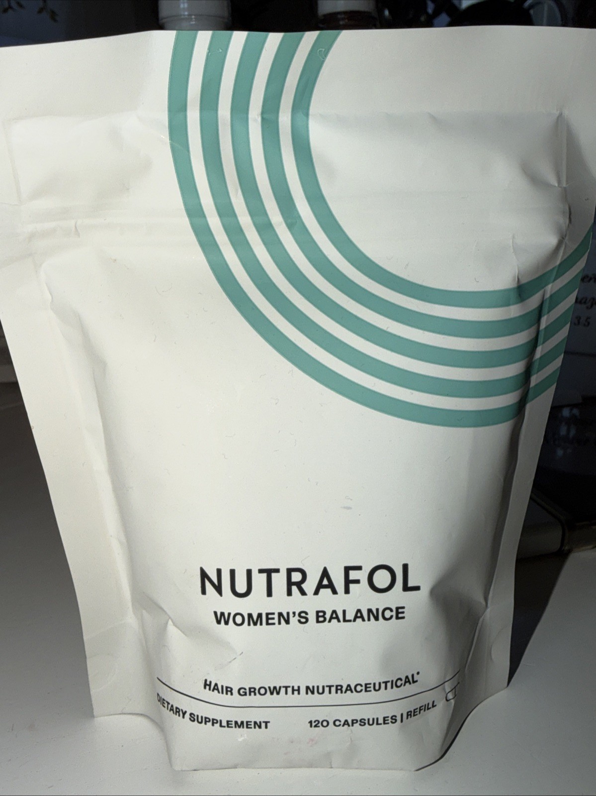 Nutrafol Women’s Balance Hair Growth Nutraceutical~120 Capsules/Refill~Exp 10/27