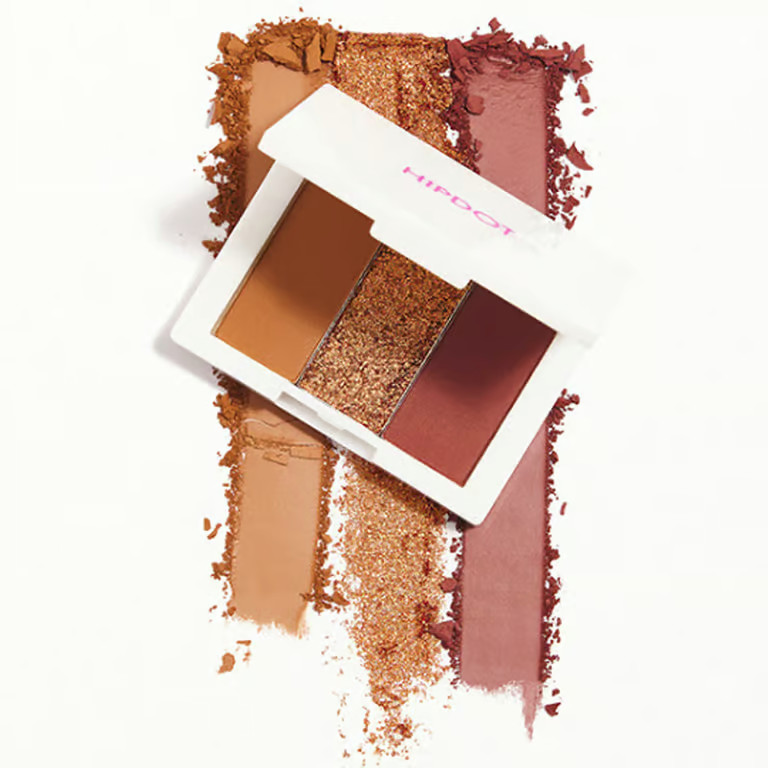 2 HipDot Eyeshadow Trio in Unknown, Fine Art, and Salem