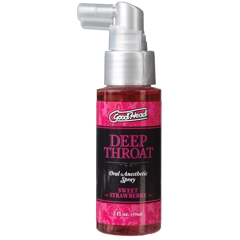 Deep Throat Spray ORAL SEX GOODHEAD, Strawberry, BEST SELLER ORAL Spray. 2 OZ