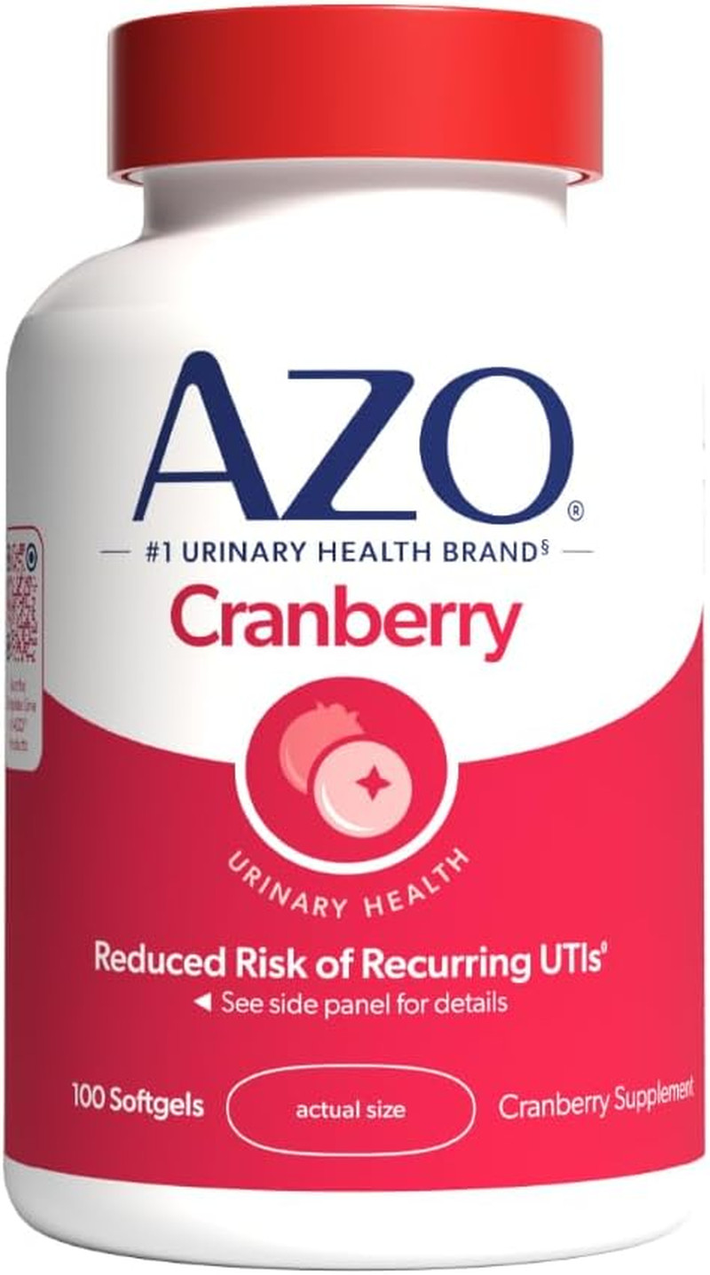 AZO Cranberry Supplement, Made with Concentrated Whole Fruit Cranberry Powder to
