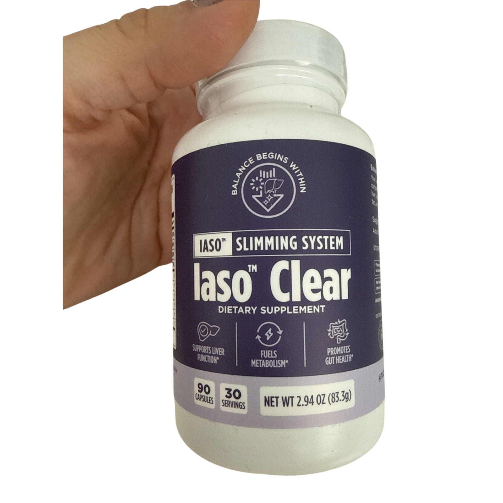 IASO Total Life Changes Control – Enhances Craving Control – 90 Capsules 30 Serv