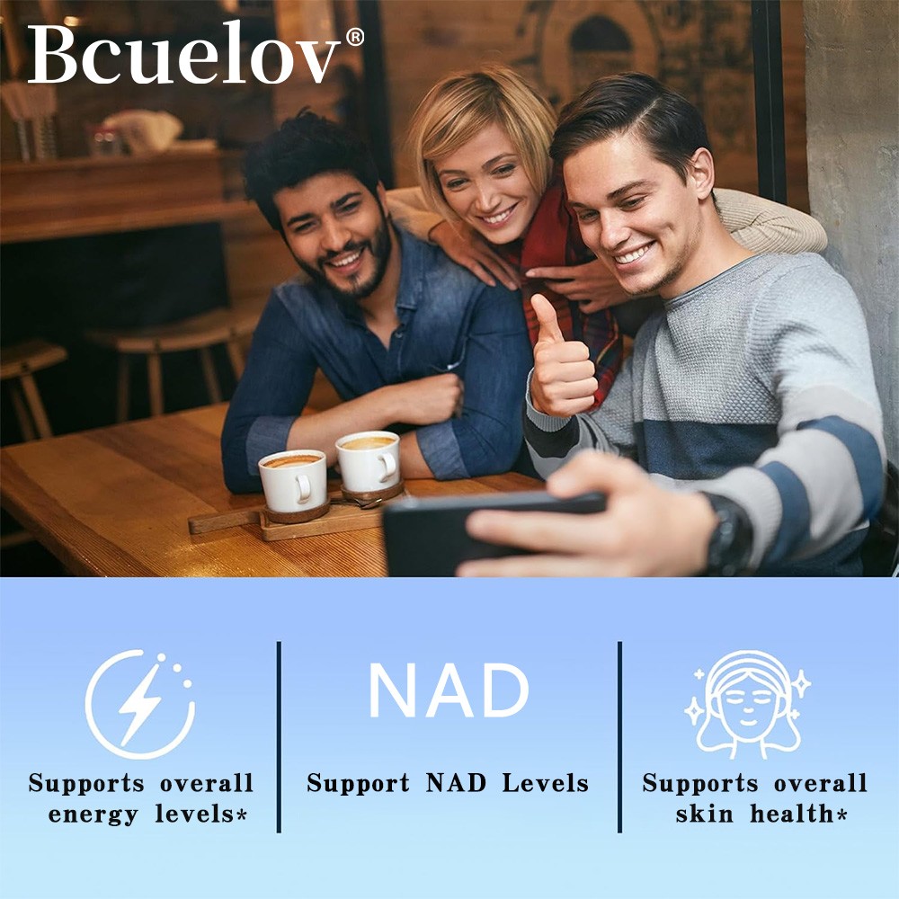 Nicotinamide Riboside Liquid Drops NAD Resveratrol For Anti-Aging Skin Brain