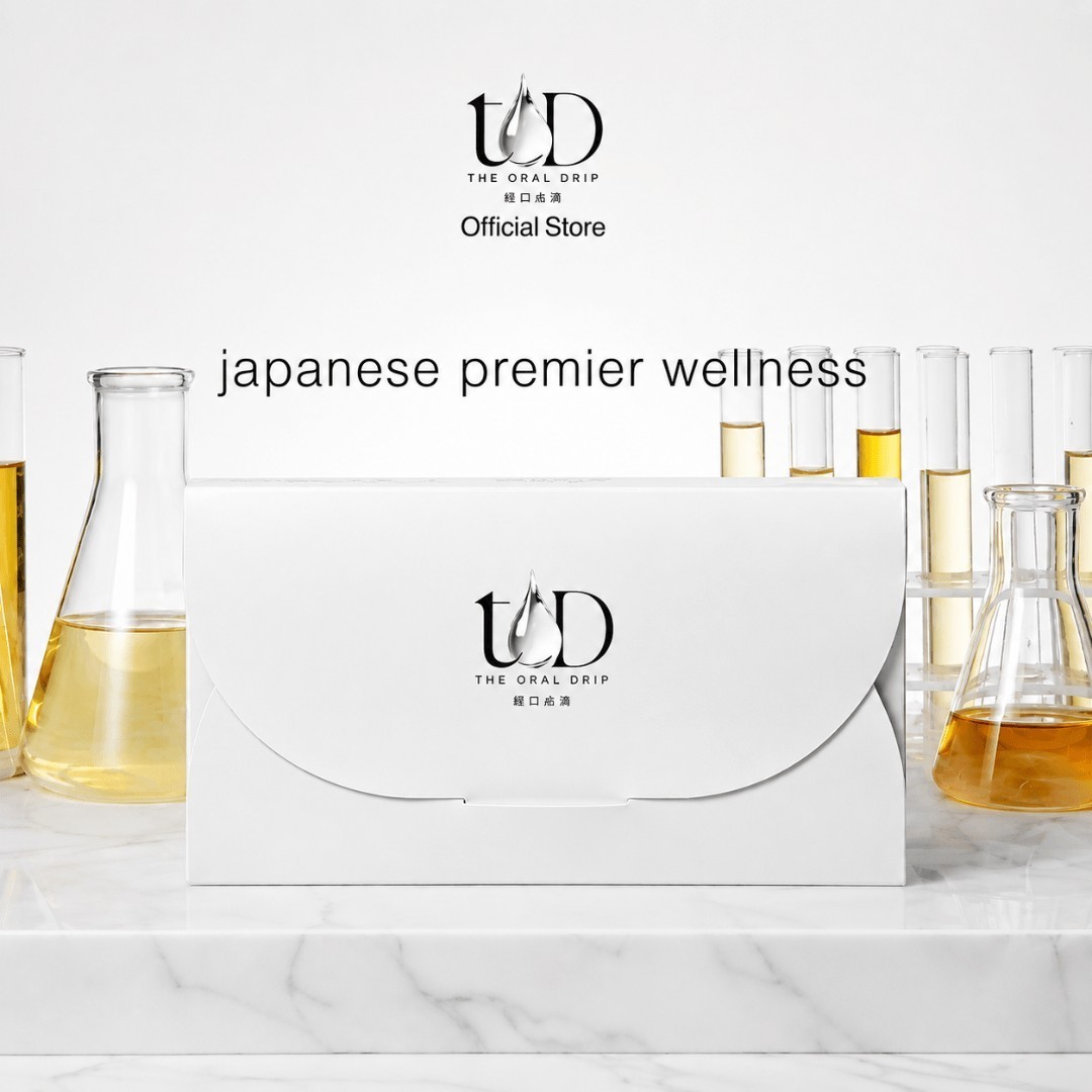 The Oral Drip Premium Glutathione Wellness Drink Ampoules 20ml x 8 Pack