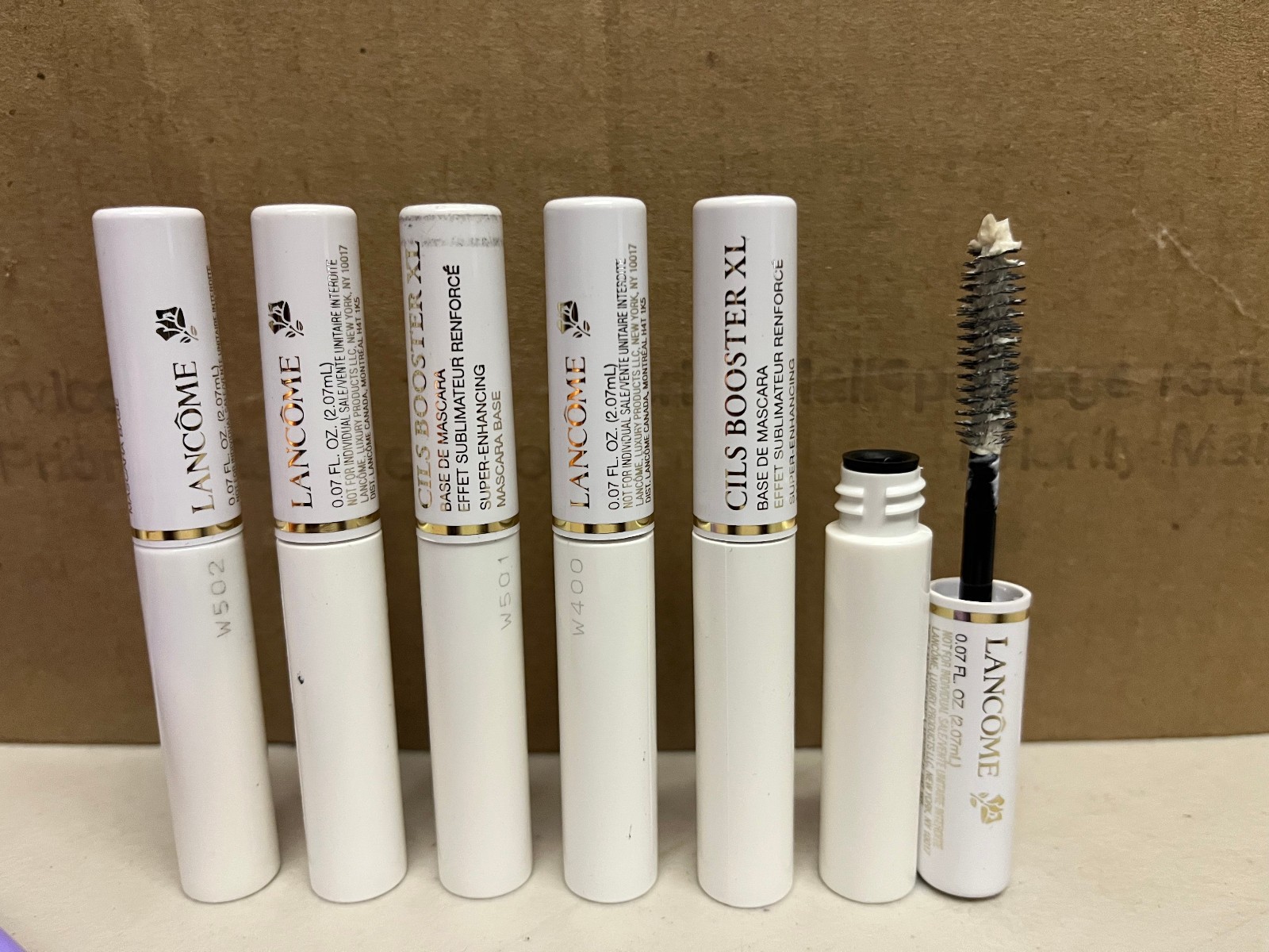 10x Lancome Cils Booster XL Mascara Base 0.07oz Each Total 0.7oz Travel Size
