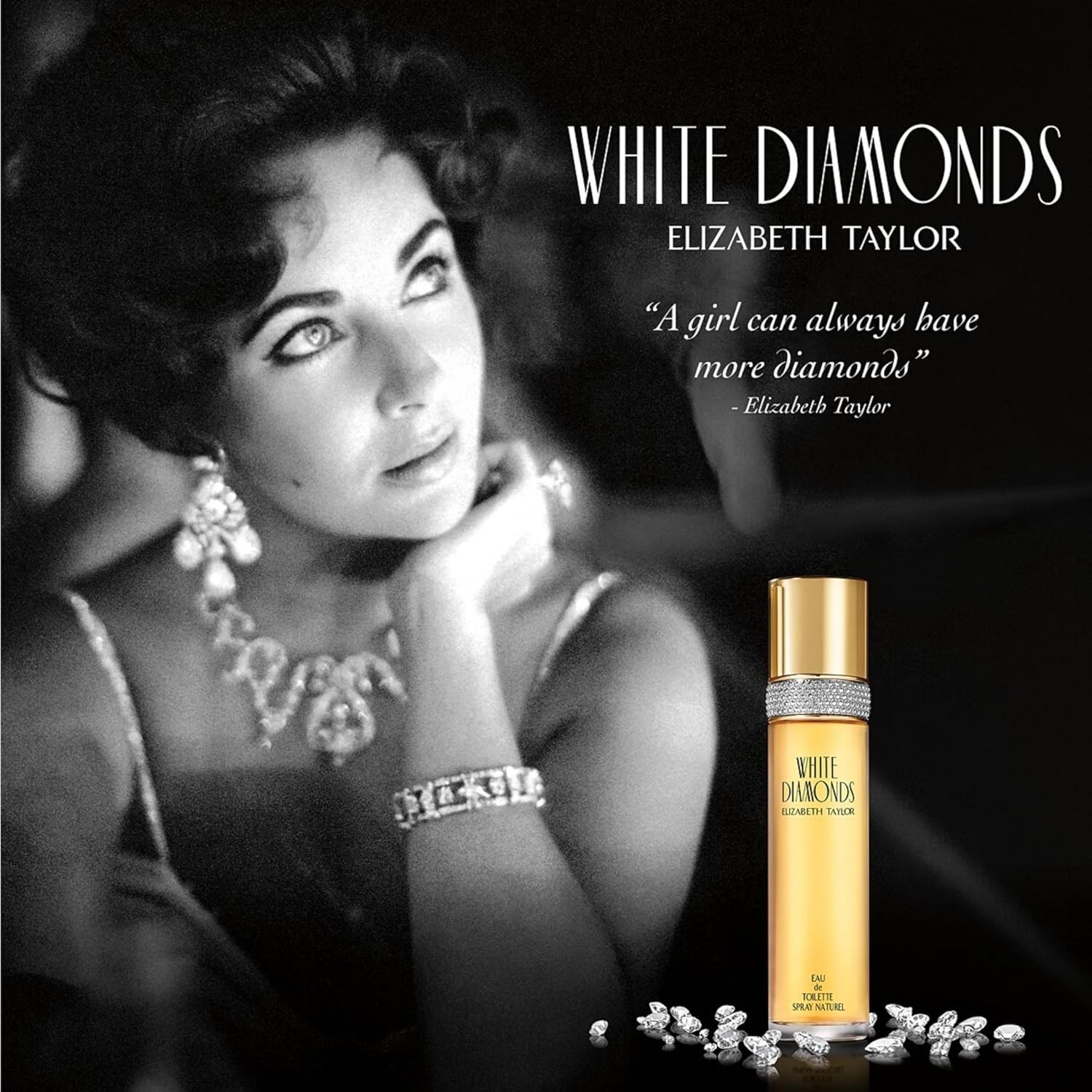 Luxurious White Diamonds Body Powder for Women, 2.6 Oz – Perfect Feminine Touch