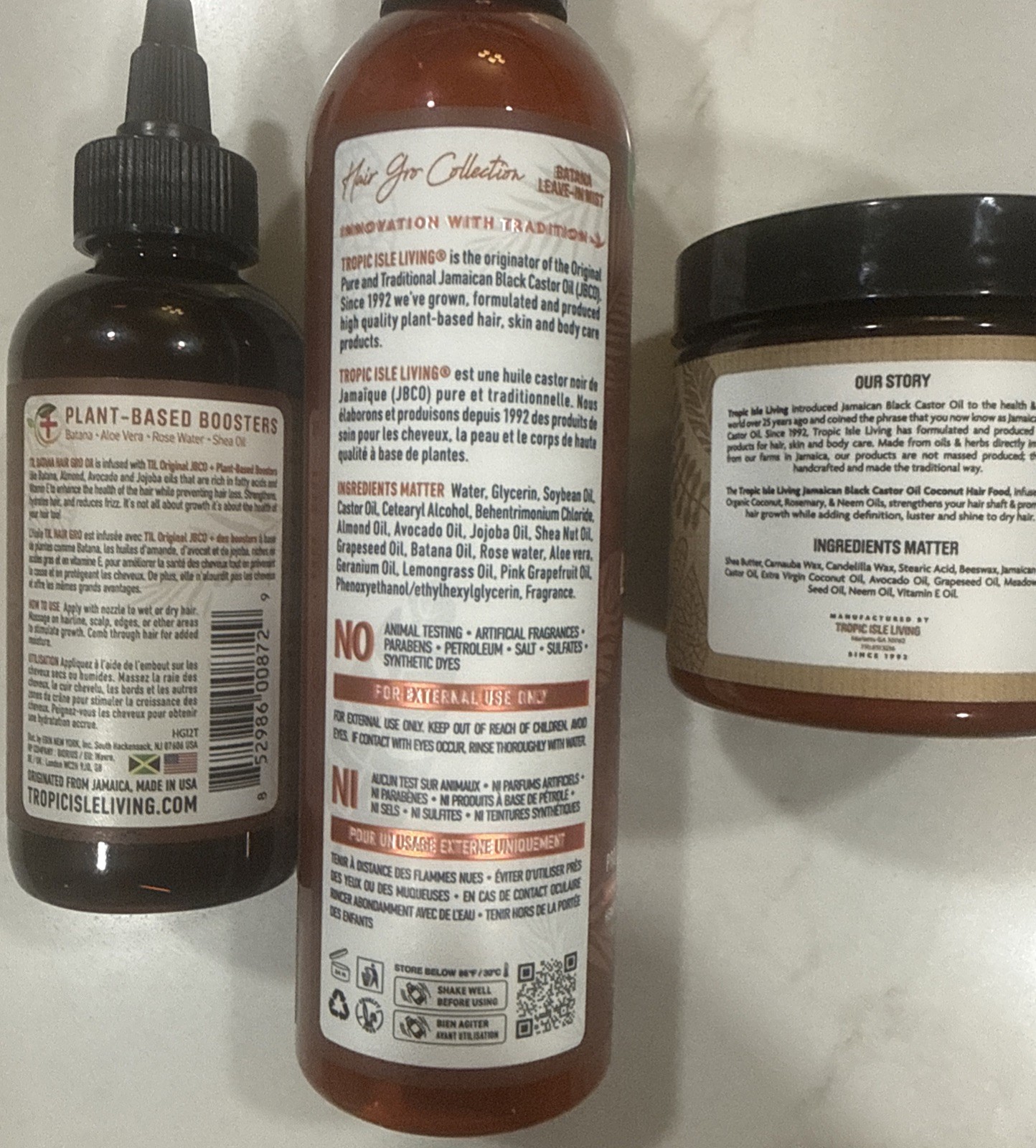 Tropic Isle Living 3 Piece Hair Health Set