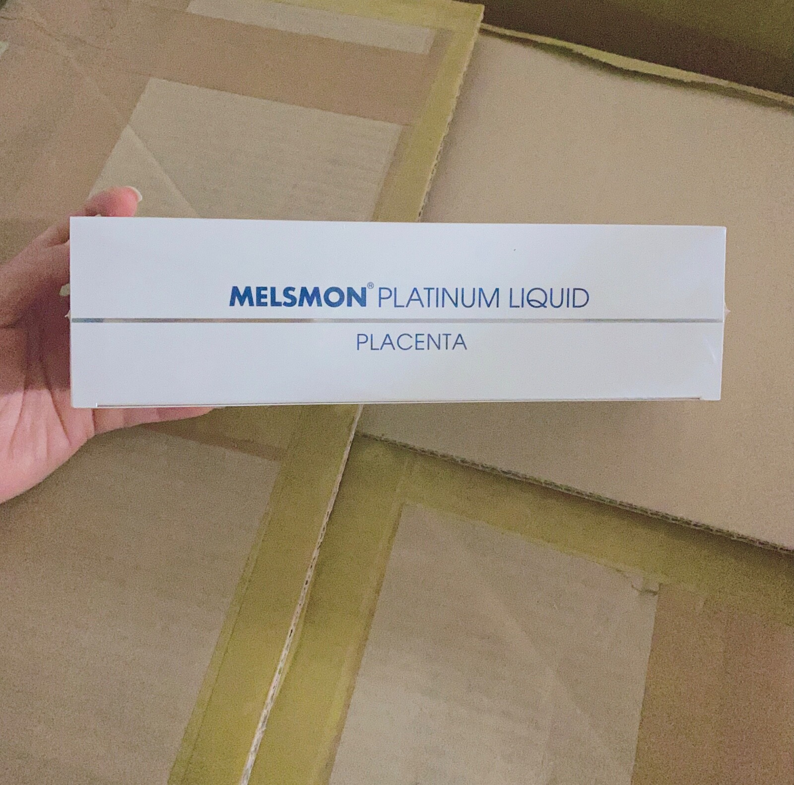 Japan Melsmon 0.34oz Placenta Platinum Liquid 30 Pieces FREE SHIP
