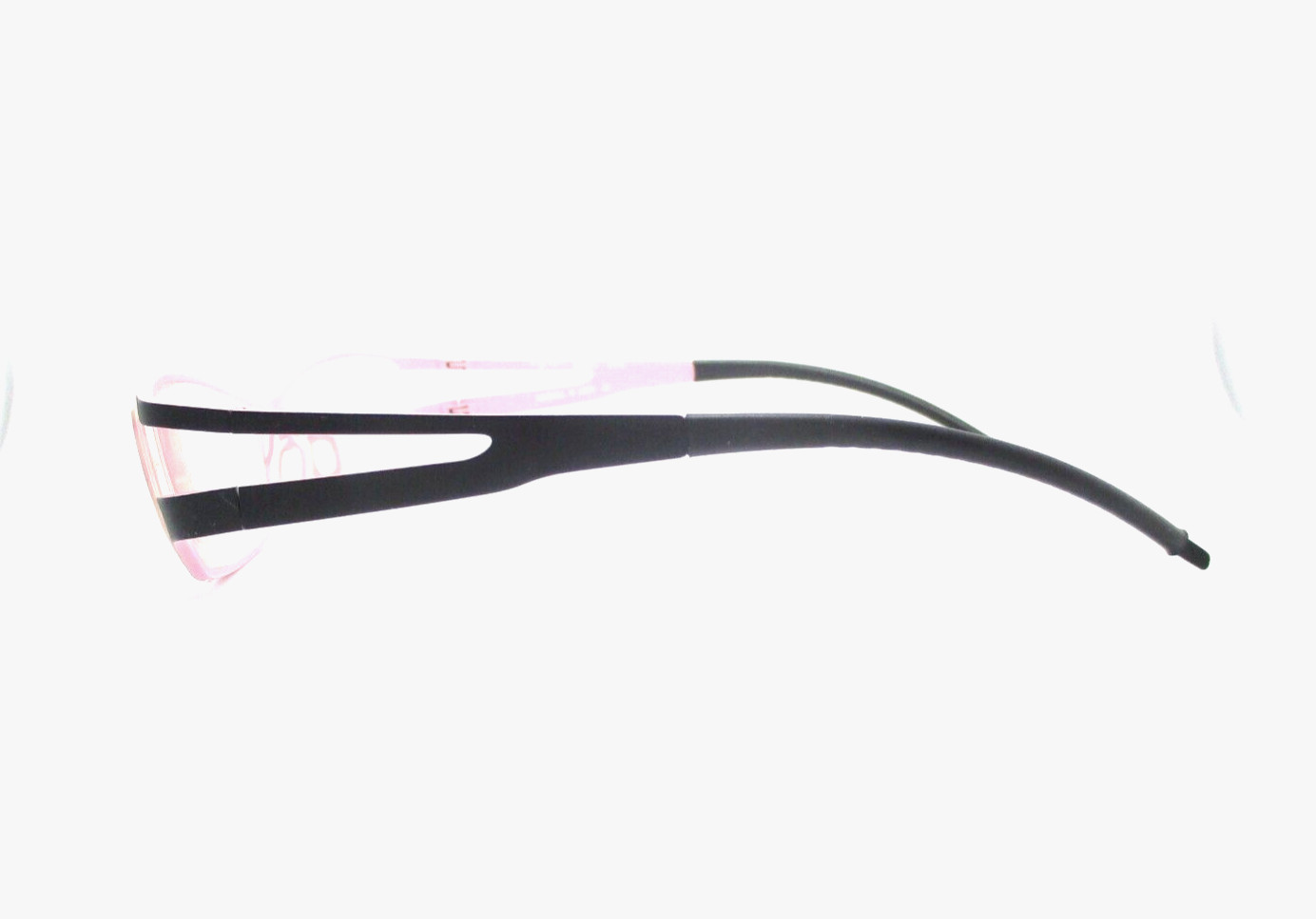 ORGREEN PUSSYCAT 1M/36M Eyeglasses Black Pink Titanium Frame W/ Case 53mm