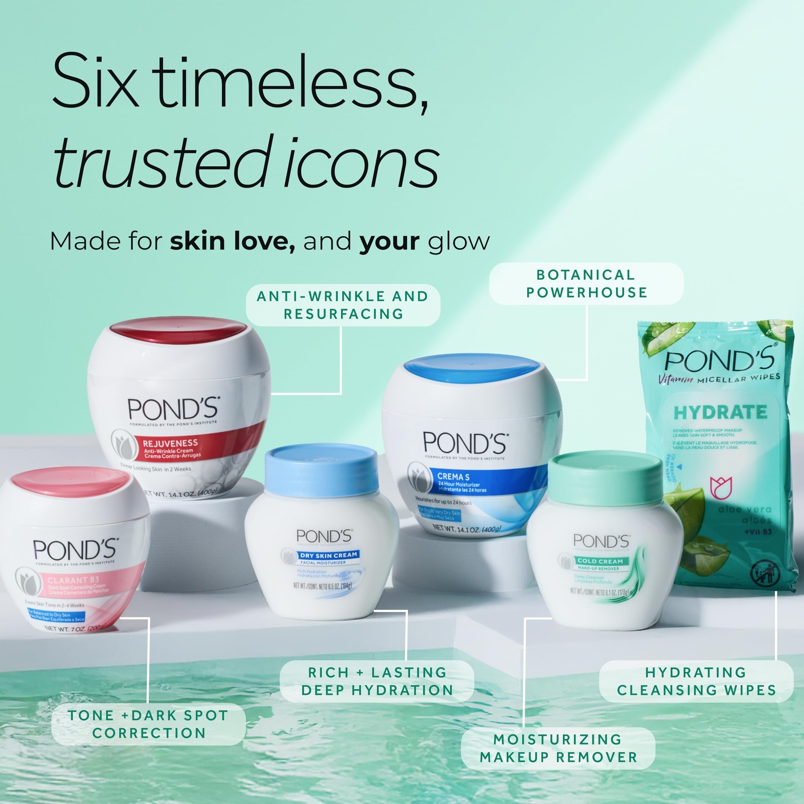 Pond S Fragrance Free Cold Cream Cleanser Makeup Remover Nourishing Hydration