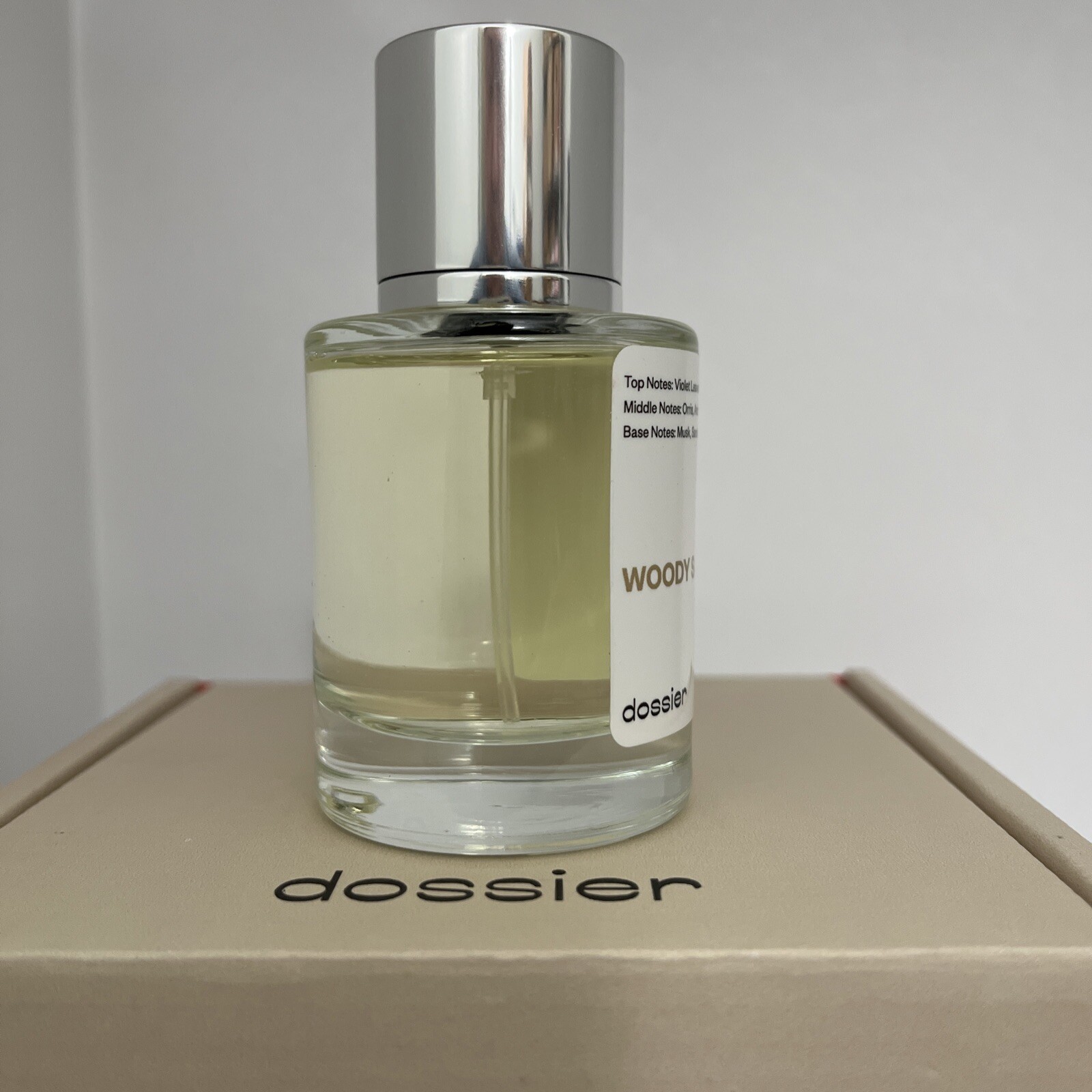 Dossier WOODY SANDALWOOD Eau de Parfum Natural Fragrance 1.7 Fl oz New in Box