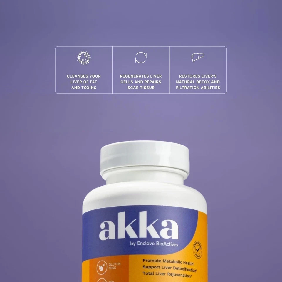 AKKA Premium Liver Cleanse Detox & Repair Superbiotic Gut Health, Milk Thistle