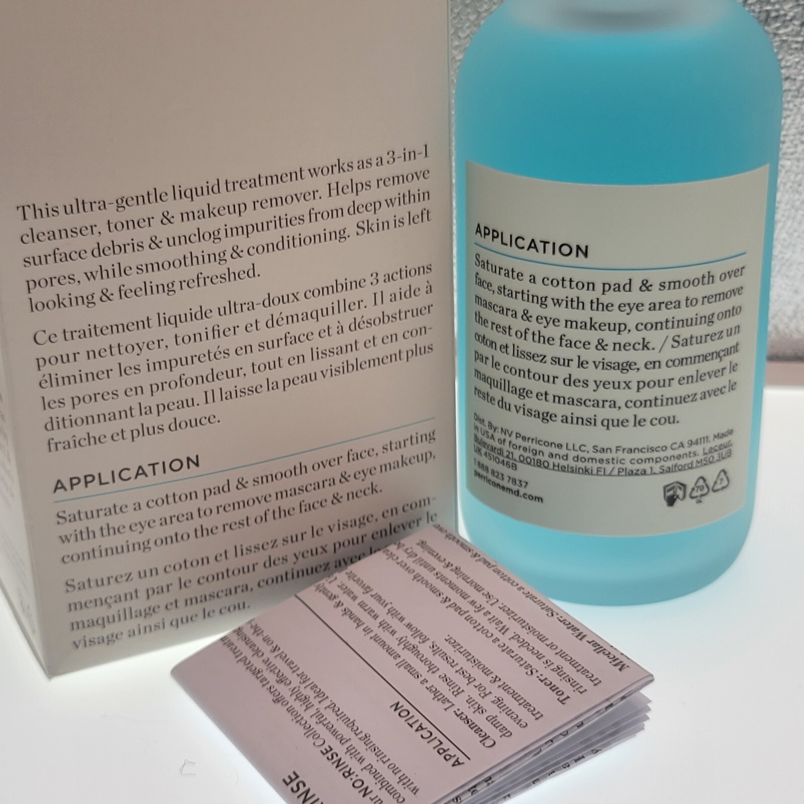 Perricone MD No Rinse Micellar Cleansing Treatment Water 4oz Full Size NEW Box