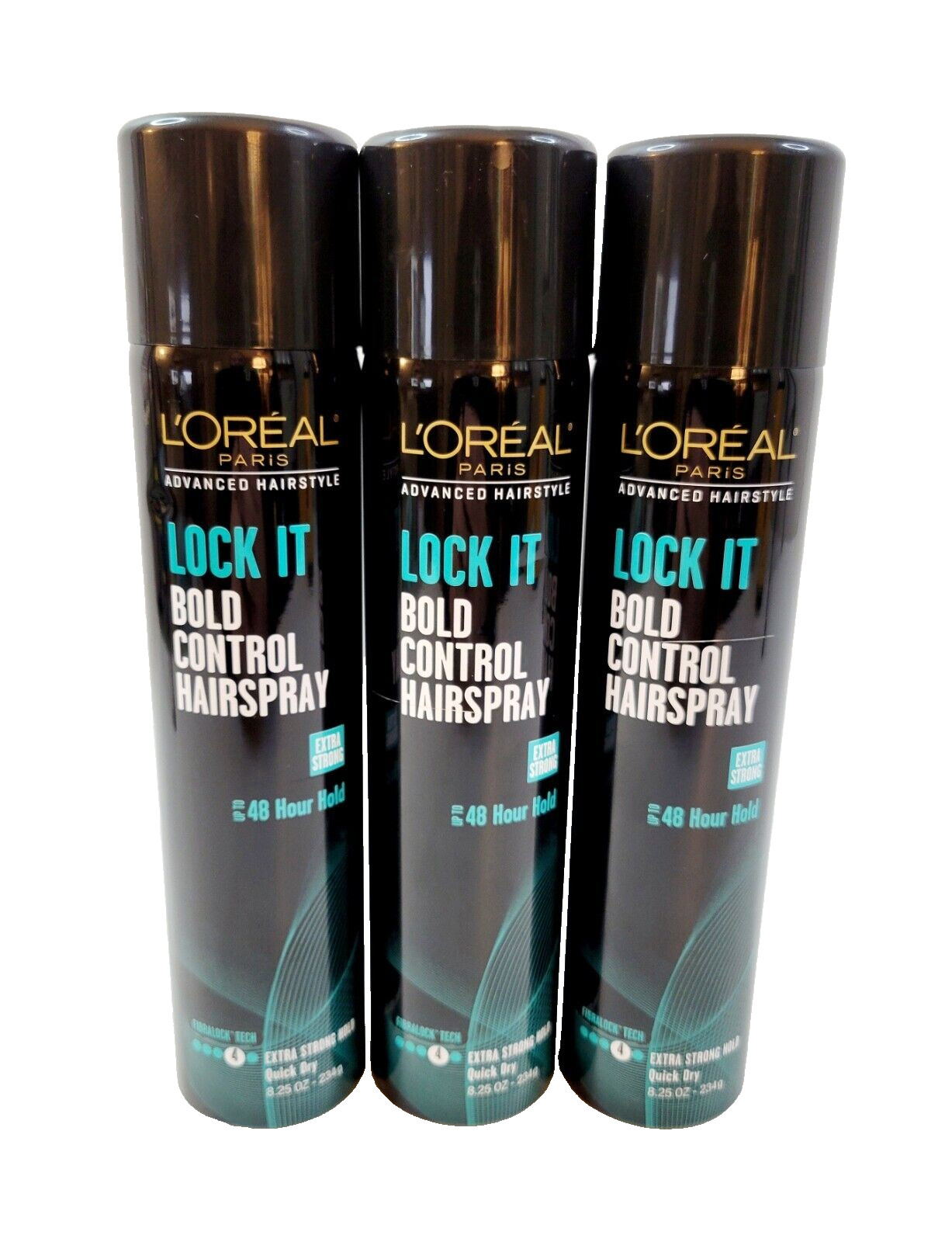 L’Oreal Paris Advanced Hairstyle Lock It Bold Control Hairspray 3-pack 8.25oz🪮