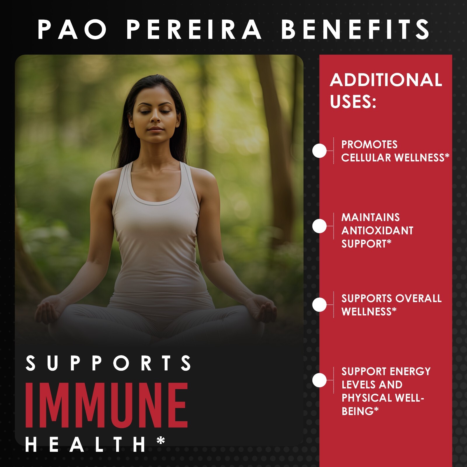 Pao Pereira Extract Geissospermum vellosii 20:1- Veg 120 Capsules