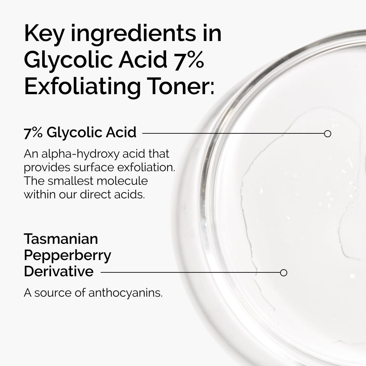 The Ordinary Glycolic Acid 7% Exfoliating Toner, Brightening and Smoothing Daily