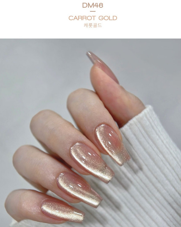 DVOK Chilling Magnet Gel Polish Champagne Cat Eye Nail Gel K-Beauty
