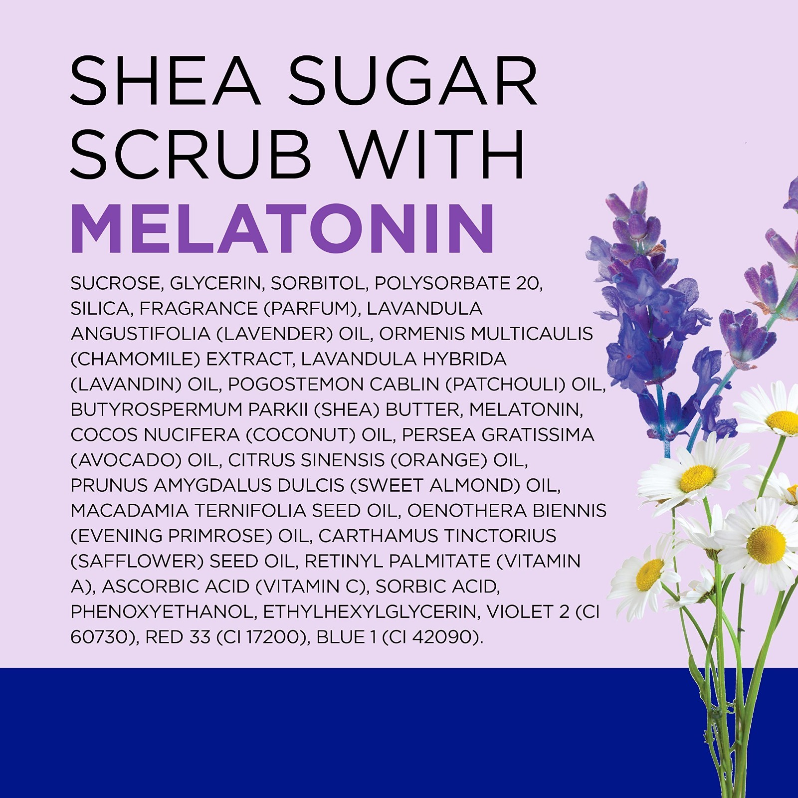 Shea Sugar Sleep Scrub with Melatonin, Lavender & Essential Oils – 19oz (3 Pack)