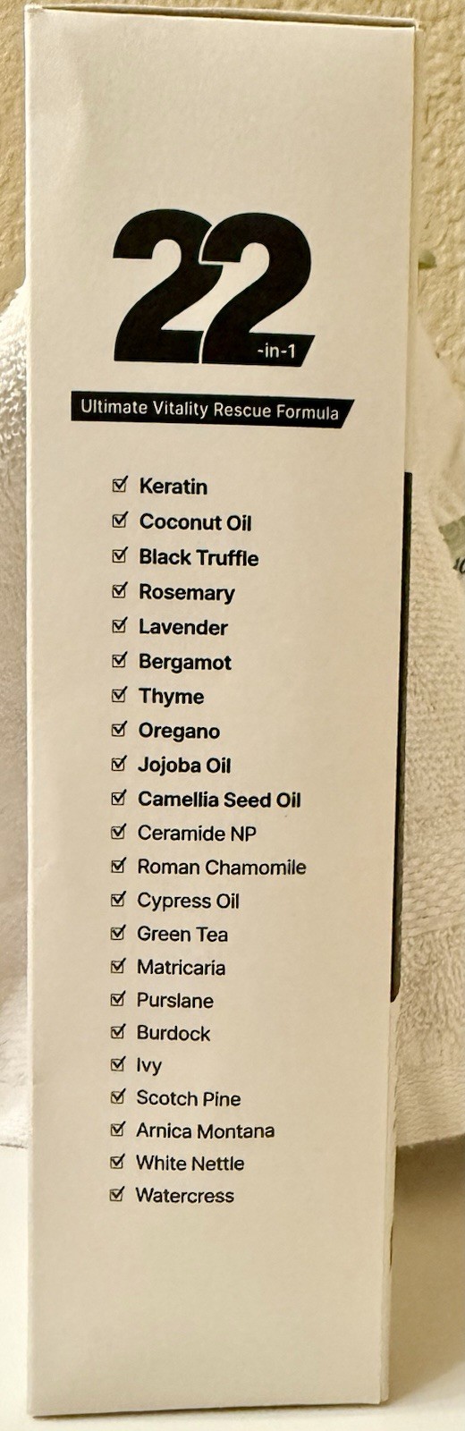 Bloomile Keratin Hair Mask 22-in-1 Ultimate Vitality Rescue 8.2 fl oz