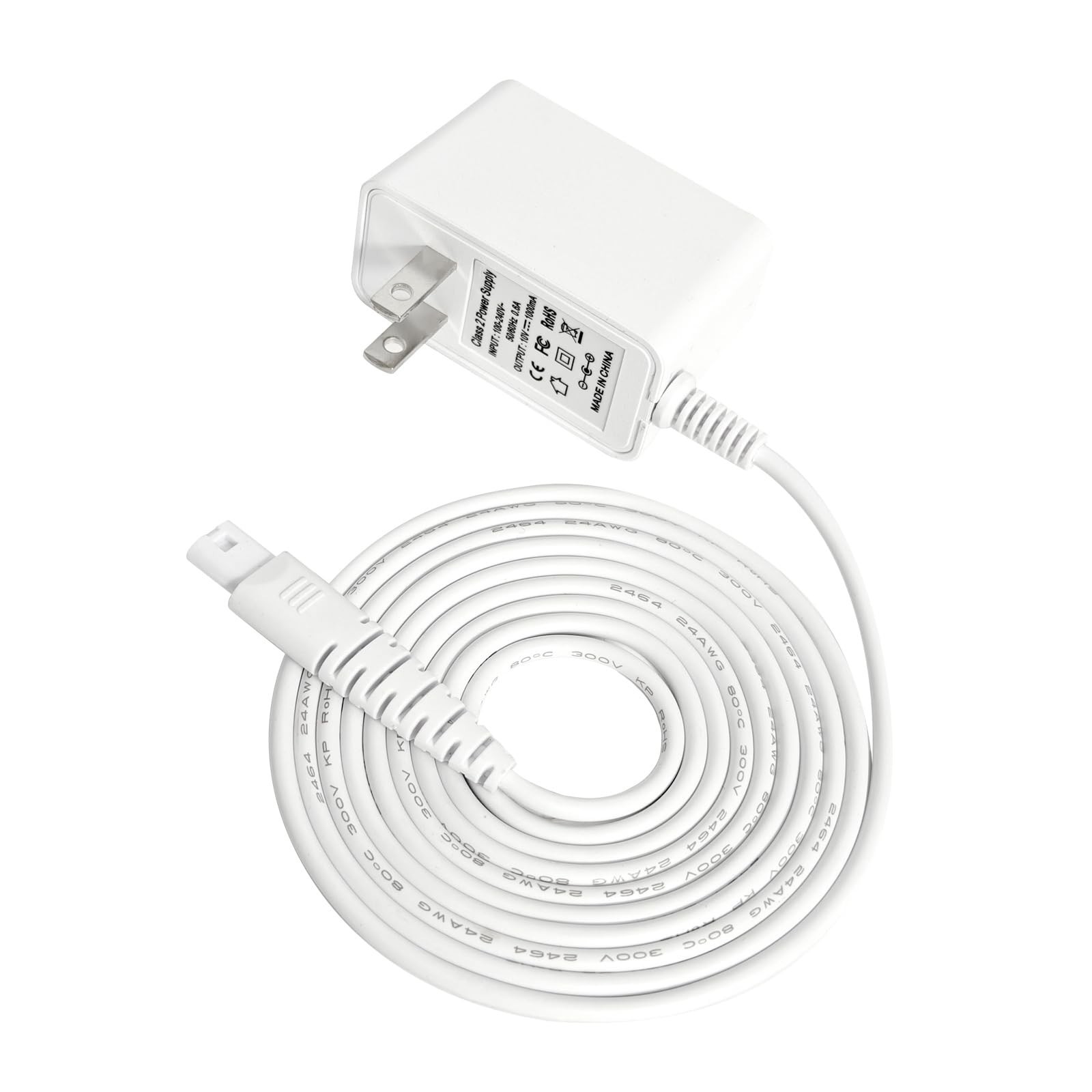 Rechargeable Cordless Massager Charger Adapter – DC10V 1A Power Supply for HV-27