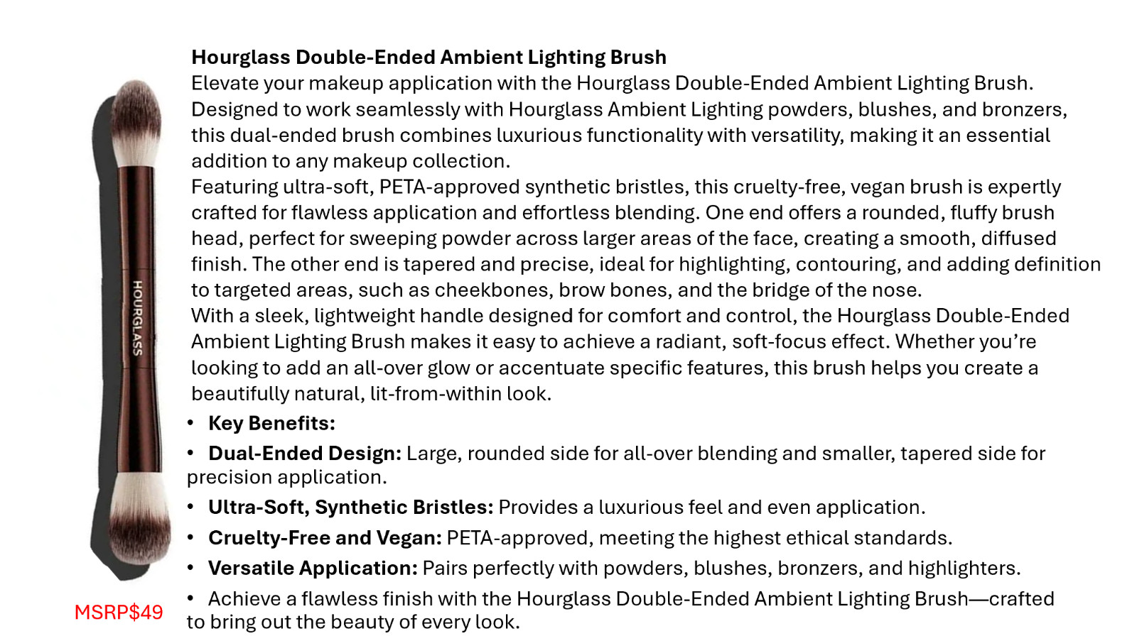 HOURGLASS Brushes NEW! Bundle & Save, Combined Shipping + Free Gift