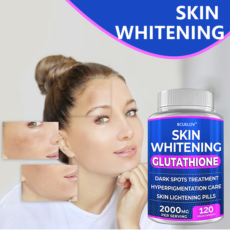 Skin Whitening Glutathione Dark Spots Care Skin Lightening Pills 2000MG 30-120ct