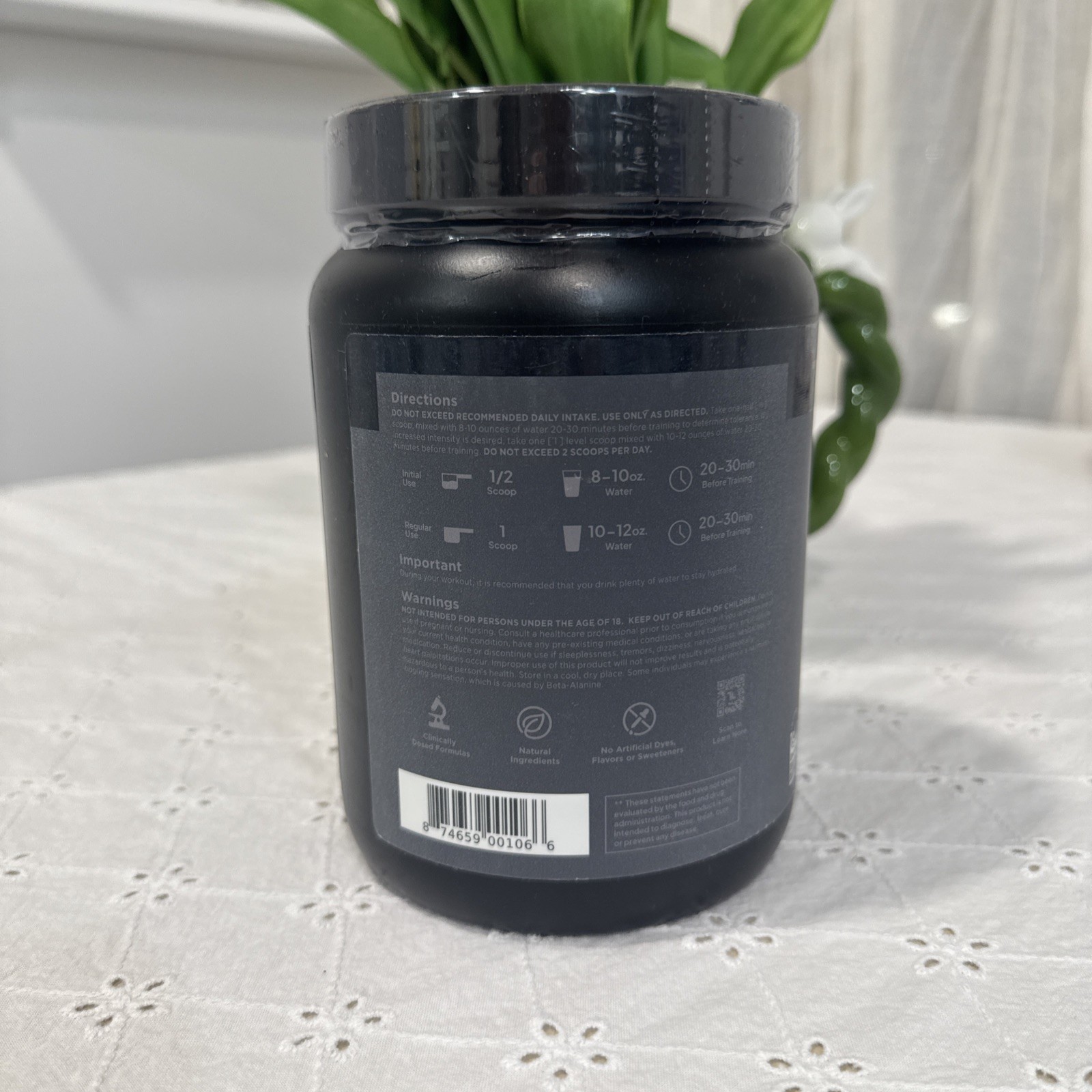 Transparent Labs Bulk Black Pre Workout – Sugar Free Preworkout – Black Cherry