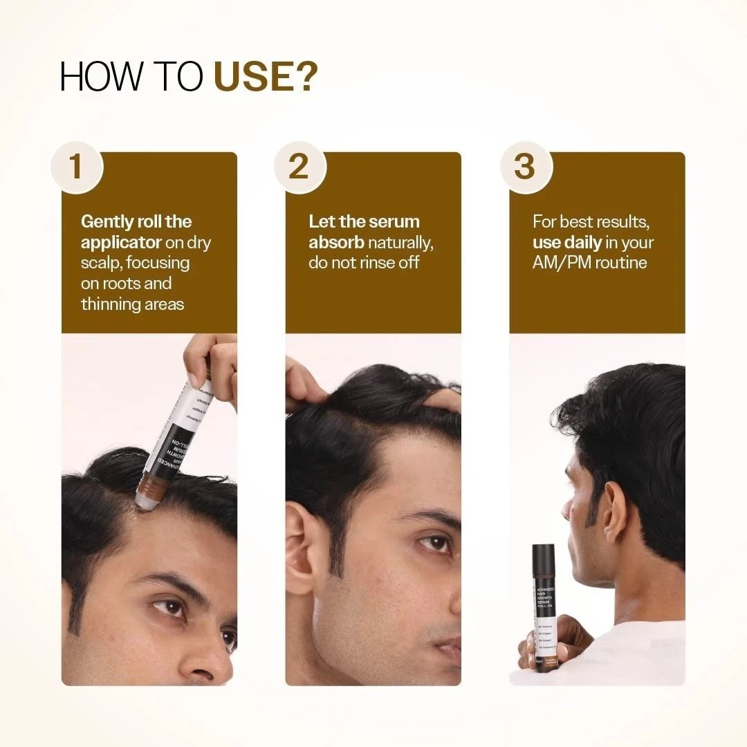 Bare anatomy Advance hair Growth serum roll on