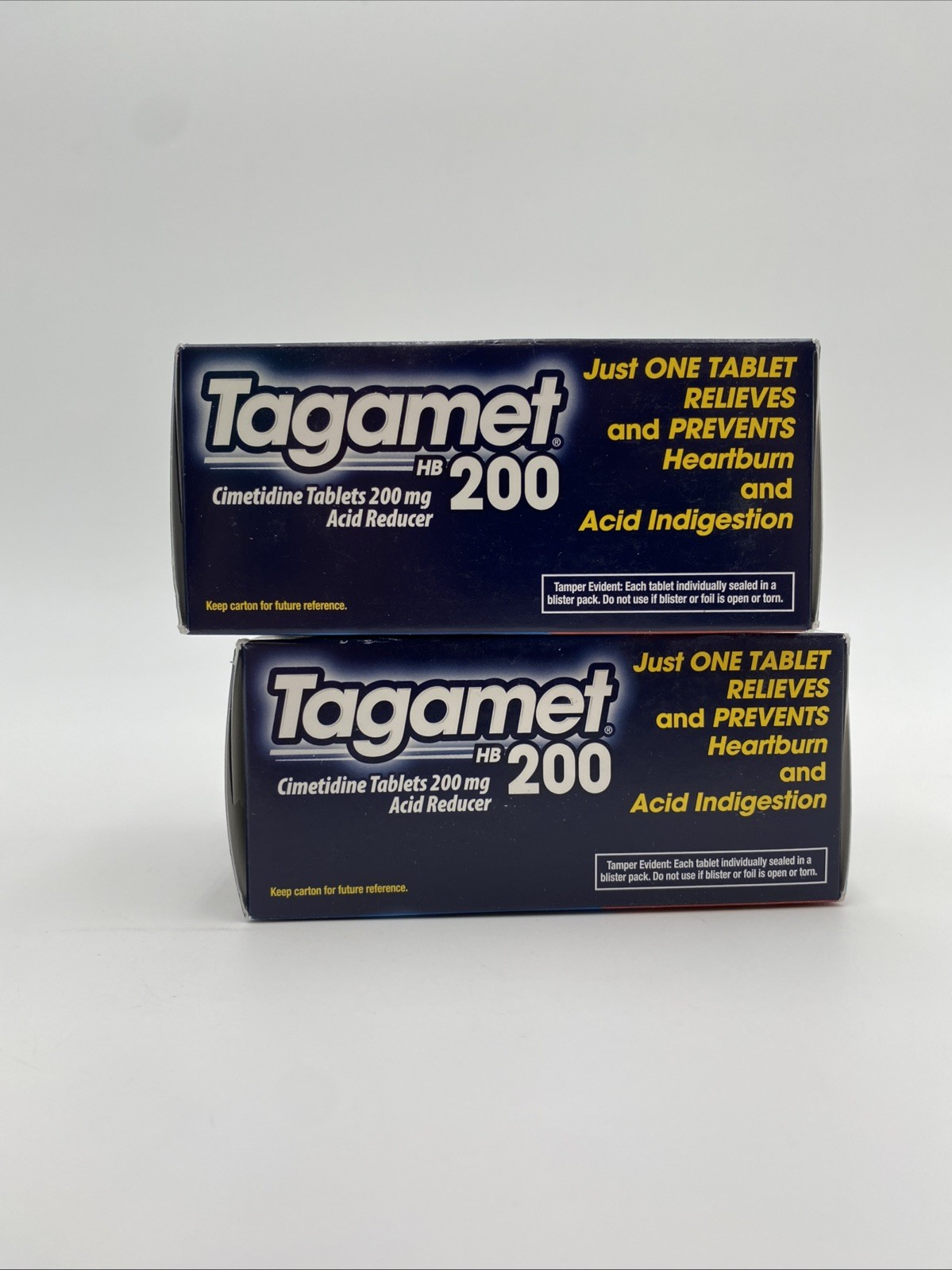 Tagamet HB 200 Relieves Heartburn 2 Packs(70 Tablets each) Exp 03/27