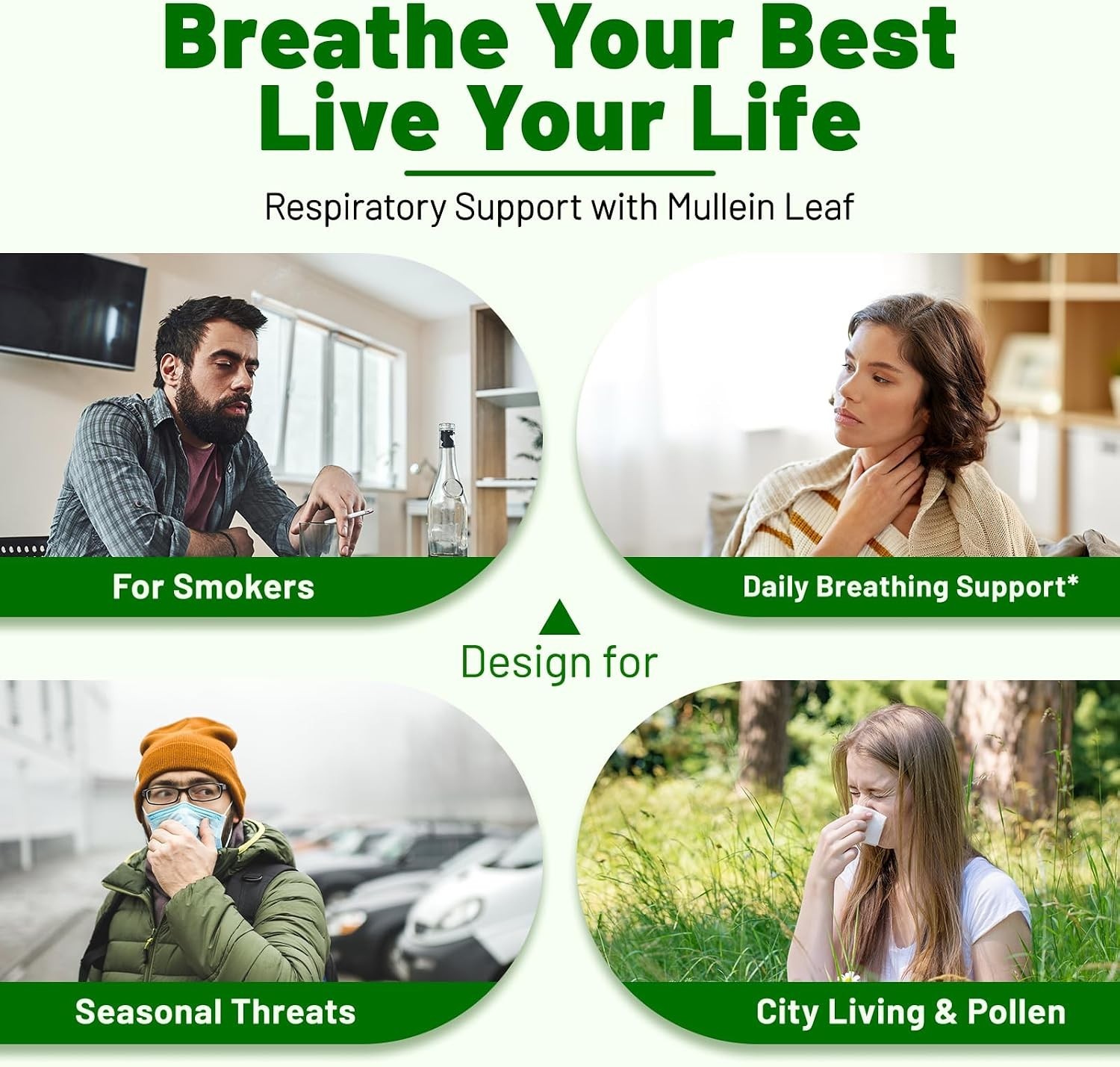 Mullein Drops for Lungs – Lung Detox for Smokers & Lung Cleanse Liquid – Mullein