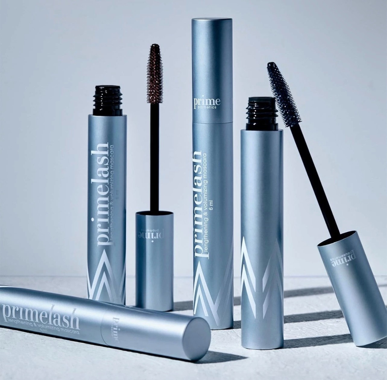 NIB~ Prime Prometics Primelash Mascara BROWN Lengthening Volumizing
