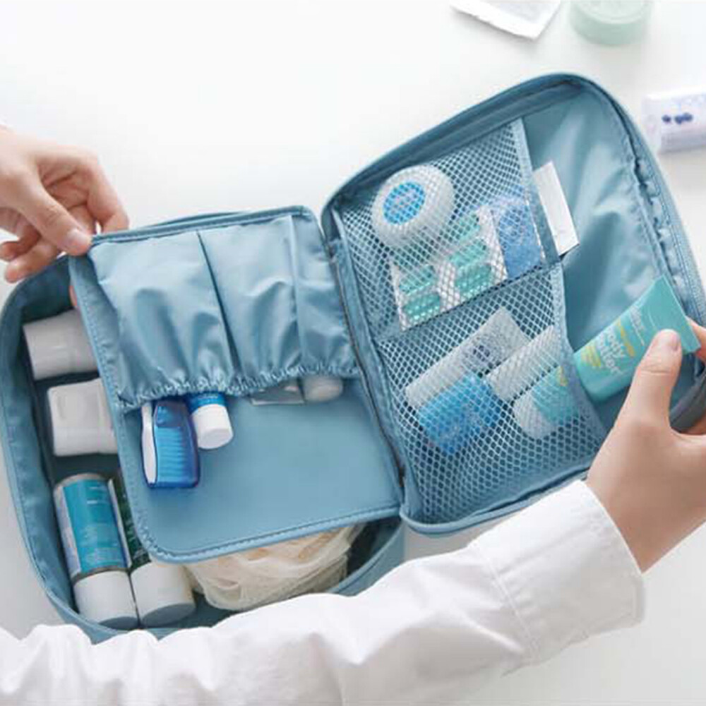 Multifunction Cosmetic Bag Makeup Case Pouch Toiletry Wash Organizer Travel Bag