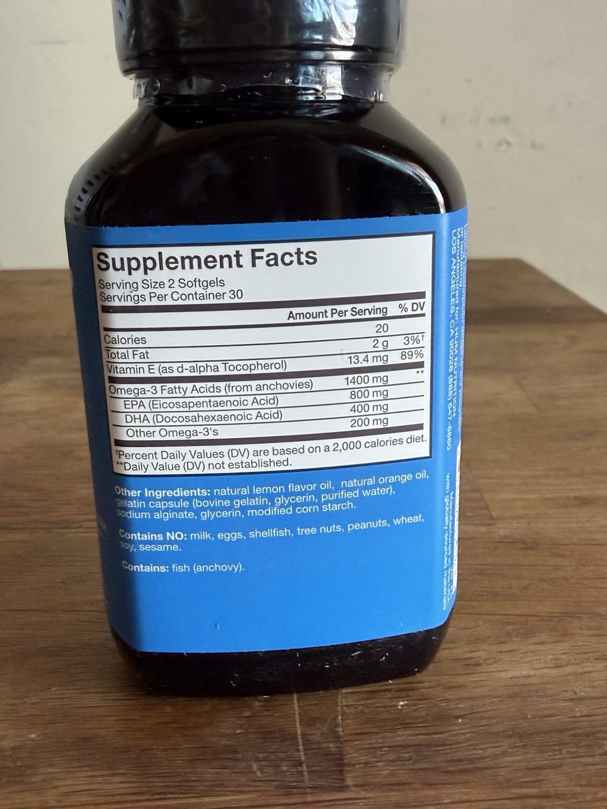 HUM OMG! Omega The Great – Triple Omega 3 Fish Oil (60-Count) EXP 01/2027