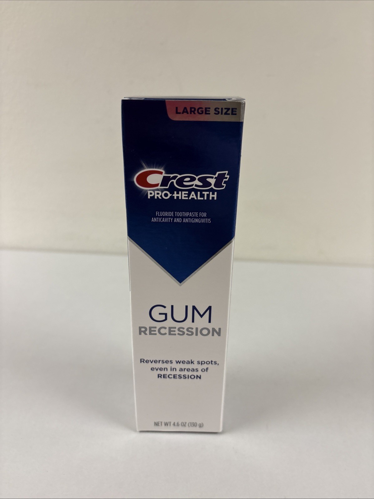 NEW Crest Pro-Health Gum Recession Fluoride Toothpaste 4.6 oz. Exp 2028 – B33-37