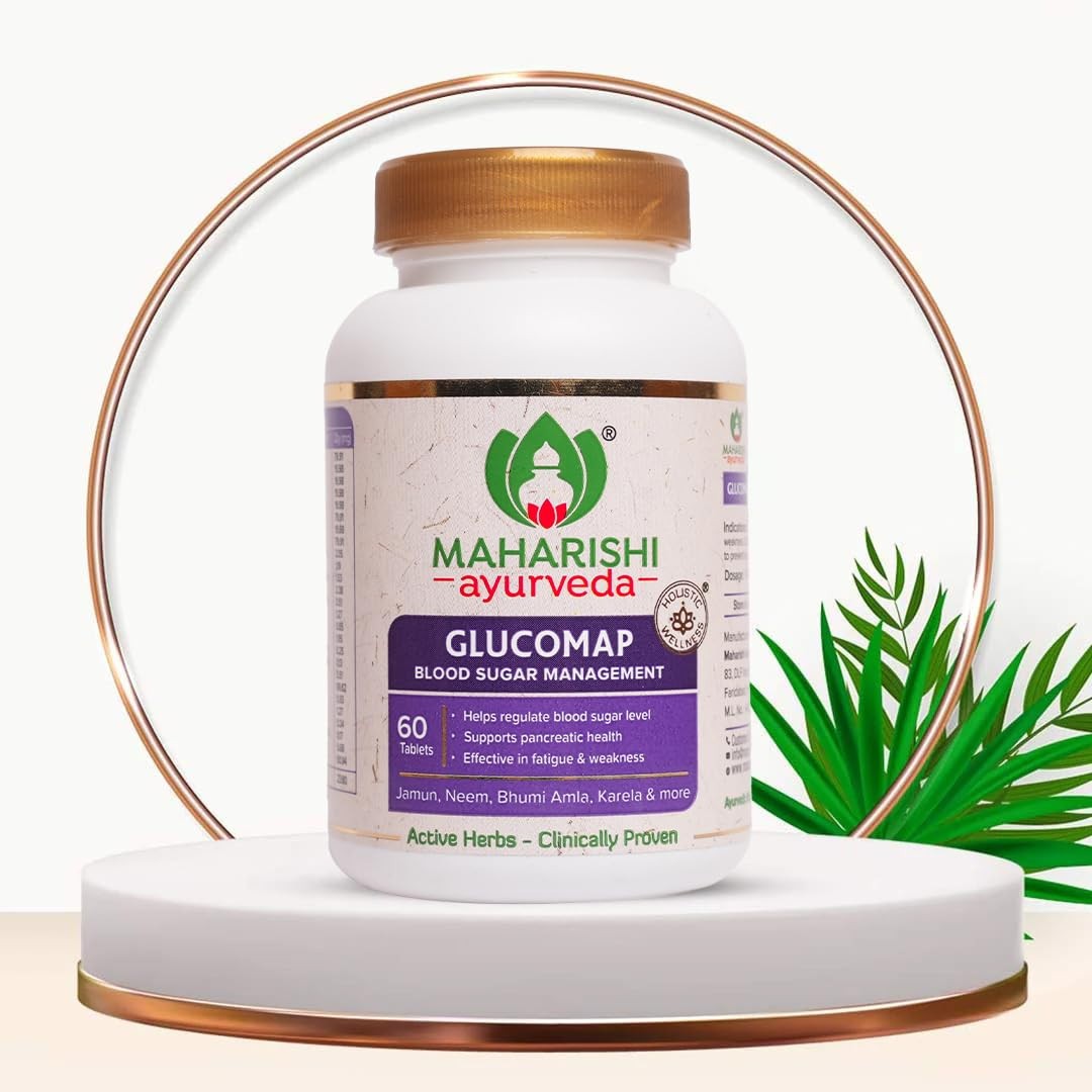 Maharishi Glucomap 60 Tablets Pack Of 2 | Free Shipping